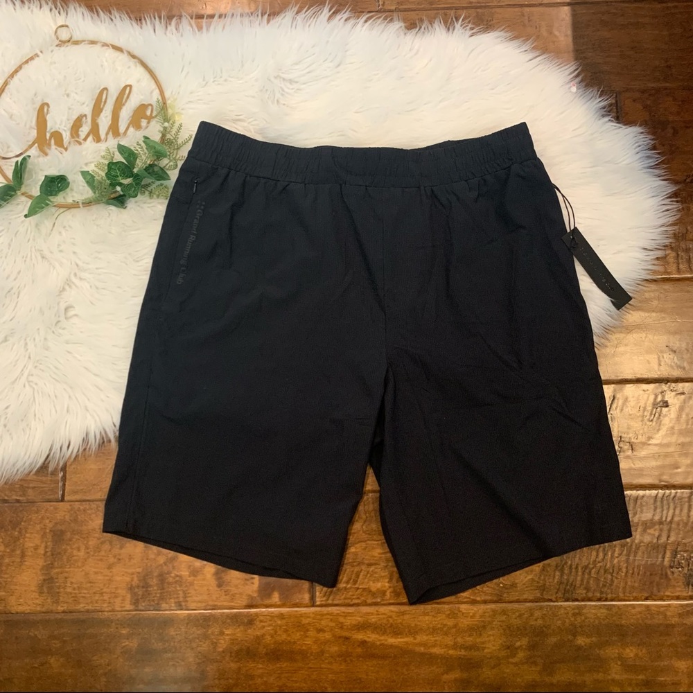 Grand Running Club GRC Men’s Classic Fit Shorts Black Size Large New
